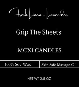 Grip The Sheets Massage Oil Melts