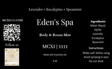 將圖片載入圖庫檢視器 Eden&#39;s Spa Body &amp; Room Mist ( Imperfect collection)