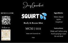 Load image into Gallery viewer, Squirt Body &amp; Room Mist( Imperfect collection)