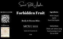 將圖片載入圖庫檢視器 Forbidden Fruit Body/Room Mist