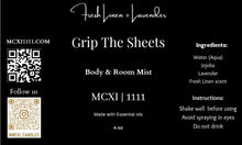 Cargar imagen en el visor de la galería, Grip The Sheets Body &amp; Room Mist