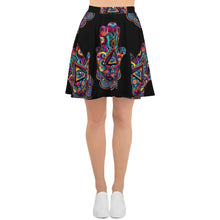 Load image into Gallery viewer, MCXI  Hasma Print Skater Skirt