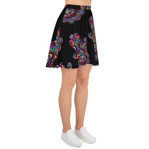 MCXI  Hasma Print Skater Skirt