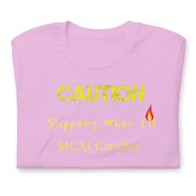 將圖片載入圖庫檢視器 Caution Unisex t-shirt