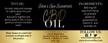 Cargar imagen en el visor de la galería, Eden&#39;s Spa Essentials  CBD Oil (4 oz.)