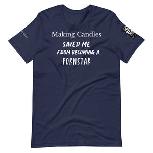 Making candles saved me Unisex t-shirt